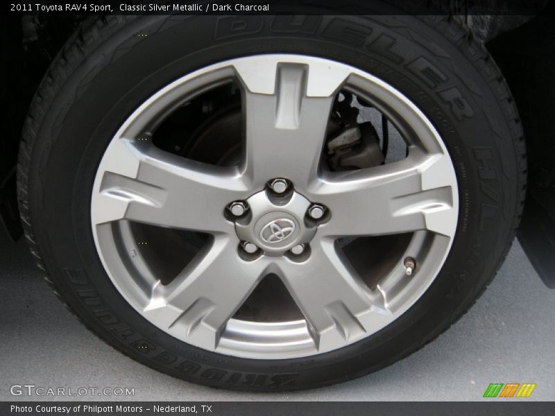 Classic Silver Metallic / Dark Charcoal 2011 Toyota RAV4 Sport