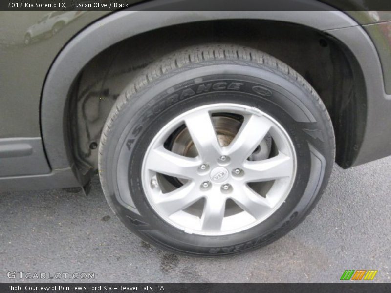 Tuscan Olive / Black 2012 Kia Sorento LX