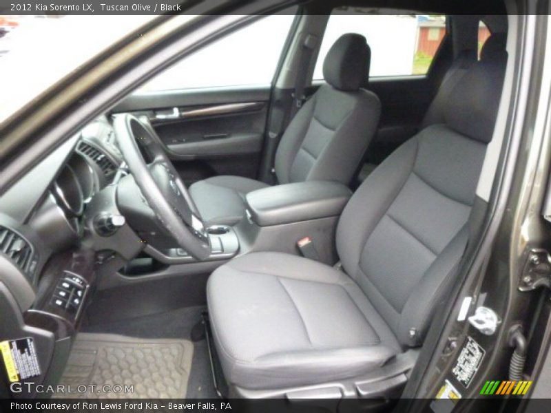 Tuscan Olive / Black 2012 Kia Sorento LX