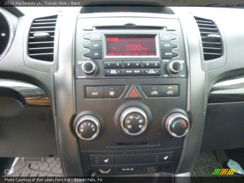 Tuscan Olive / Black 2012 Kia Sorento LX