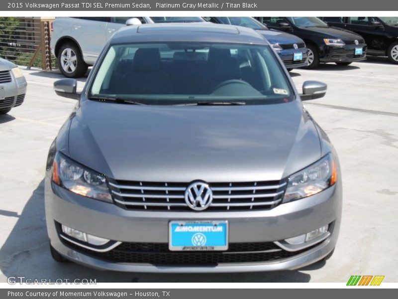 Platinum Gray Metallic / Titan Black 2015 Volkswagen Passat TDI SEL Premium Sedan