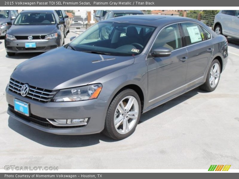 Platinum Gray Metallic / Titan Black 2015 Volkswagen Passat TDI SEL Premium Sedan