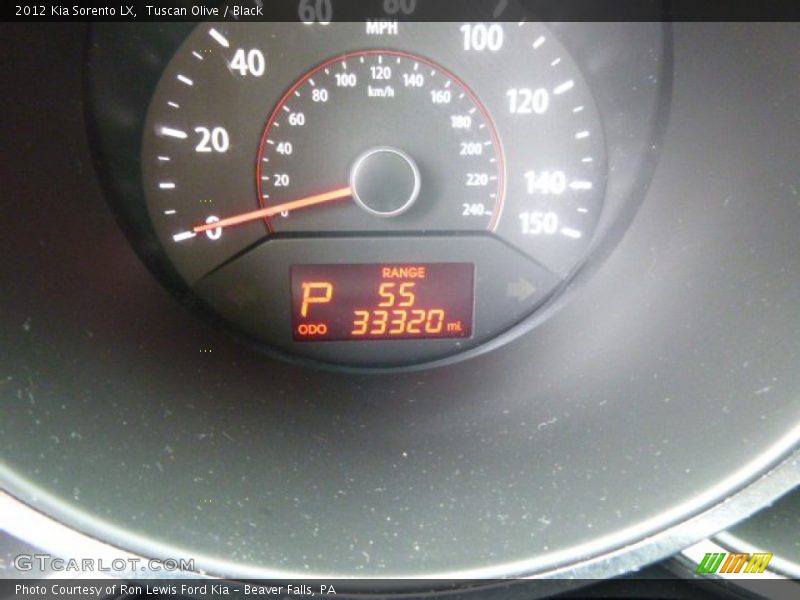 Tuscan Olive / Black 2012 Kia Sorento LX