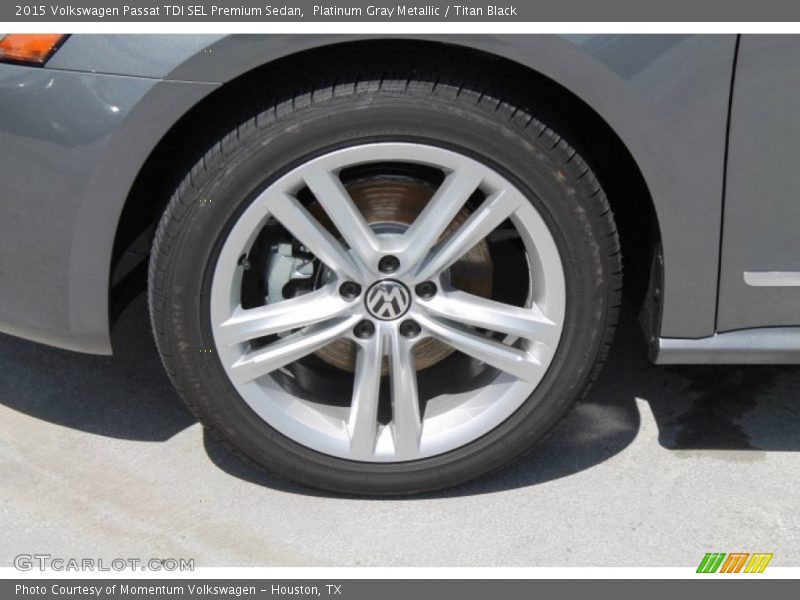 Platinum Gray Metallic / Titan Black 2015 Volkswagen Passat TDI SEL Premium Sedan