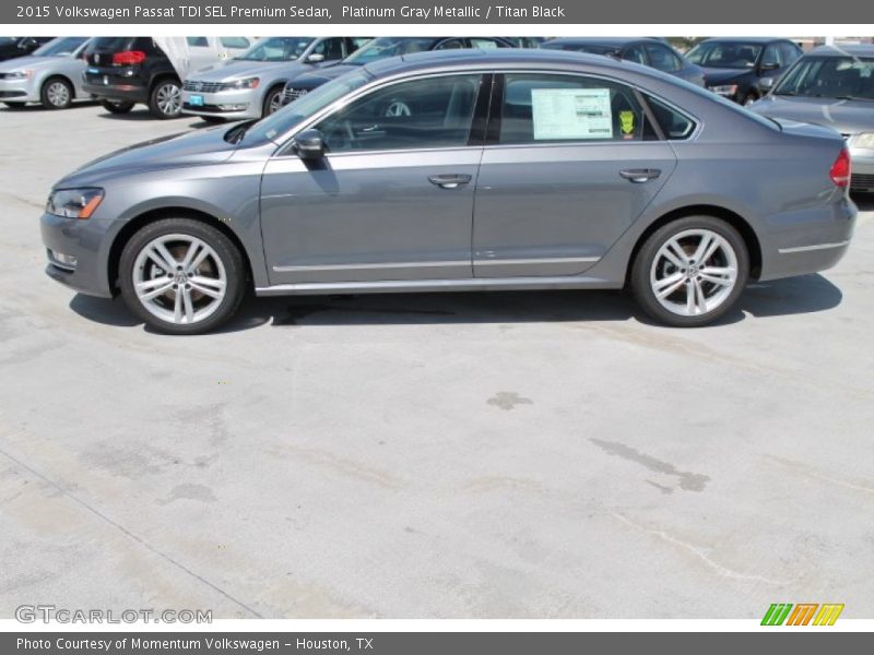 Platinum Gray Metallic / Titan Black 2015 Volkswagen Passat TDI SEL Premium Sedan