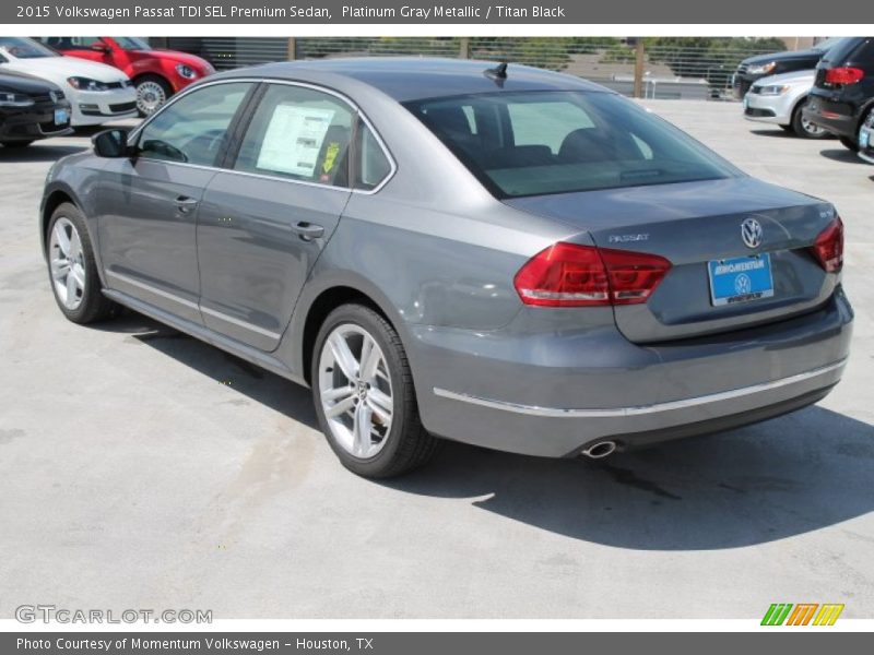 Platinum Gray Metallic / Titan Black 2015 Volkswagen Passat TDI SEL Premium Sedan