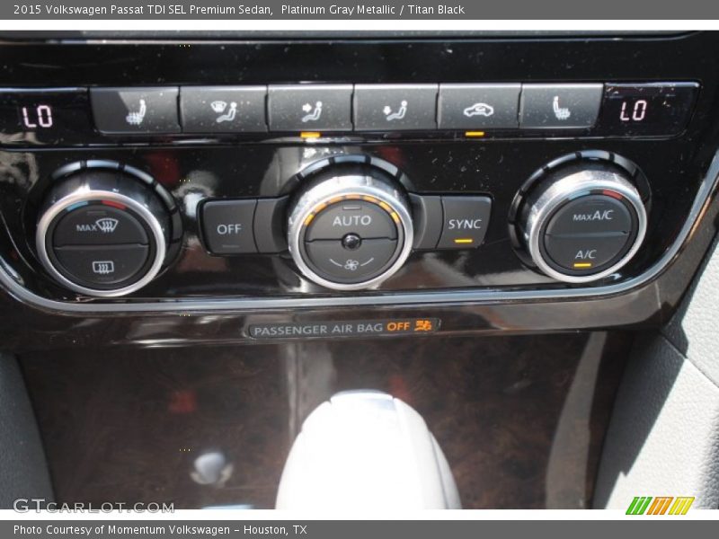 Platinum Gray Metallic / Titan Black 2015 Volkswagen Passat TDI SEL Premium Sedan