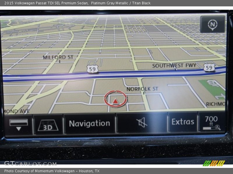 Platinum Gray Metallic / Titan Black 2015 Volkswagen Passat TDI SEL Premium Sedan