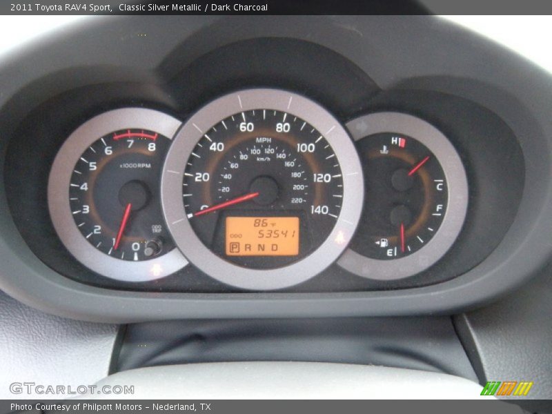 Classic Silver Metallic / Dark Charcoal 2011 Toyota RAV4 Sport