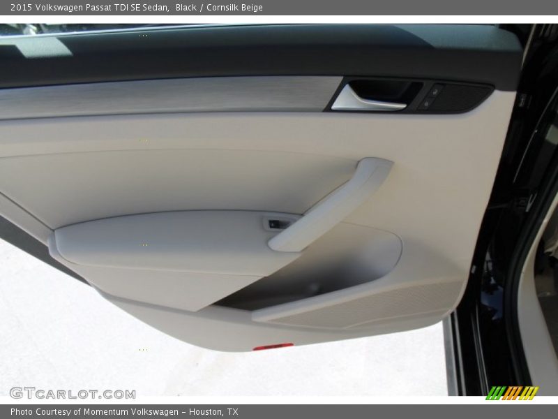 Black / Cornsilk Beige 2015 Volkswagen Passat TDI SE Sedan