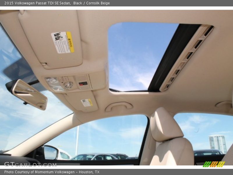 Black / Cornsilk Beige 2015 Volkswagen Passat TDI SE Sedan