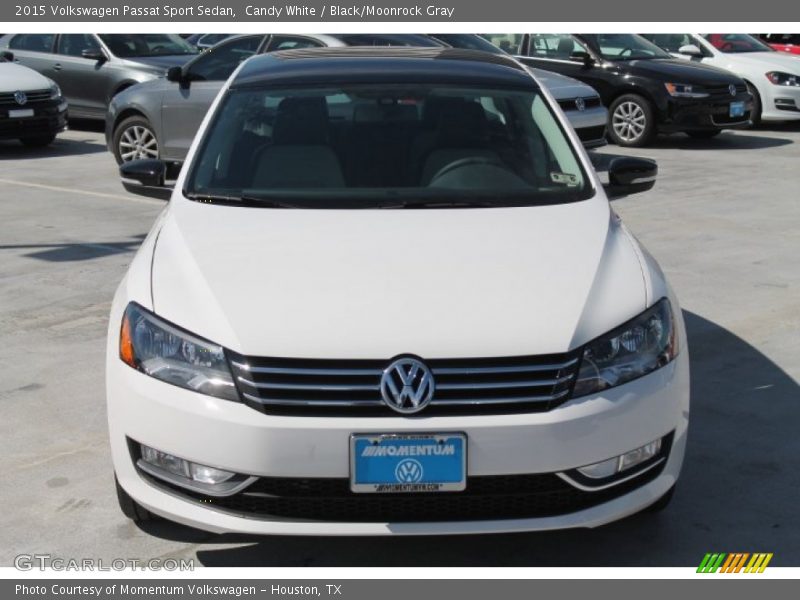 Candy White / Black/Moonrock Gray 2015 Volkswagen Passat Sport Sedan