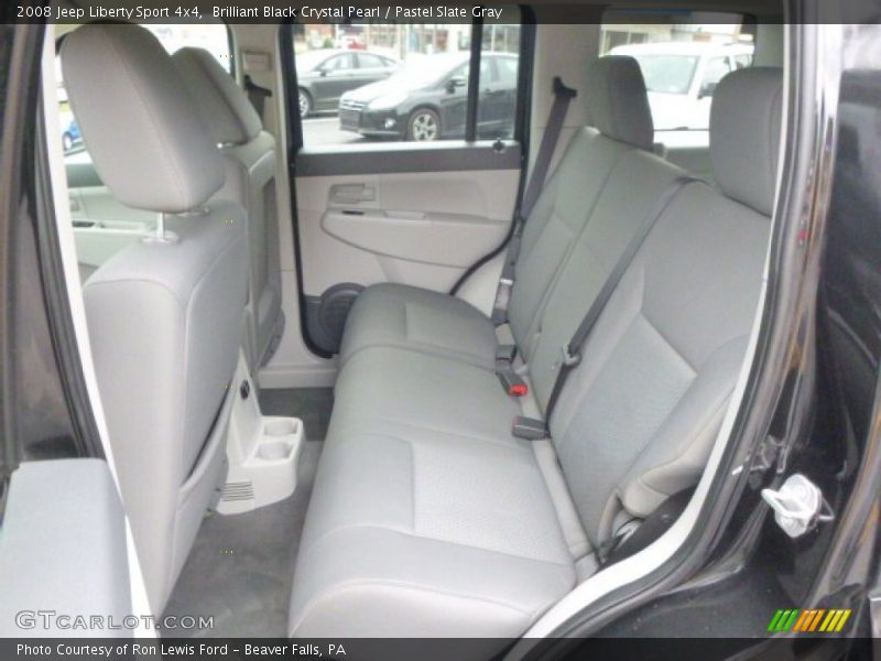 Brilliant Black Crystal Pearl / Pastel Slate Gray 2008 Jeep Liberty Sport 4x4