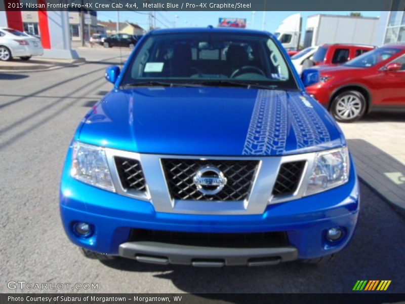 Metallic Blue / Pro-4X Graphite/Steel 2015 Nissan Frontier Pro-4X Crew Cab 4x4