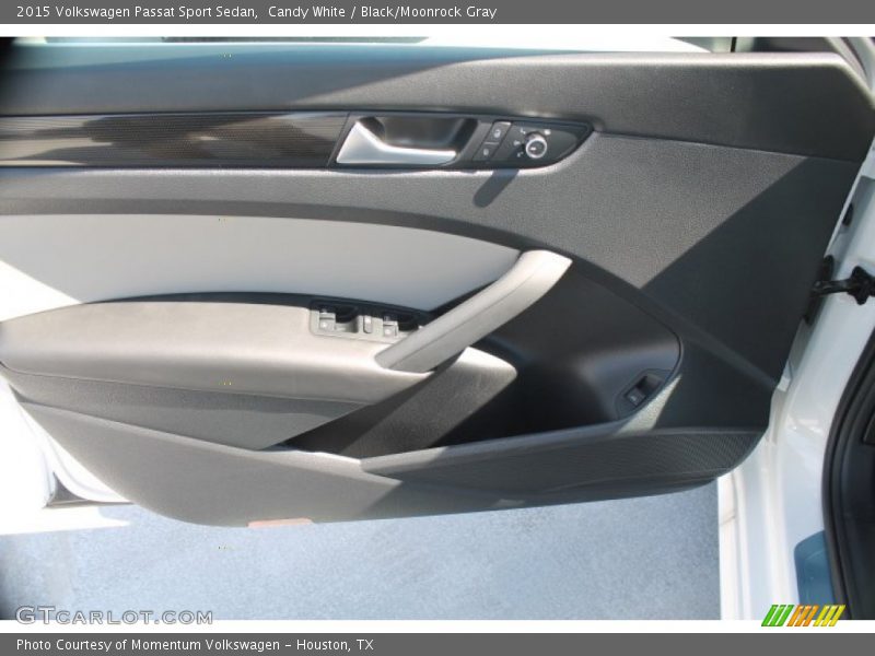Candy White / Black/Moonrock Gray 2015 Volkswagen Passat Sport Sedan