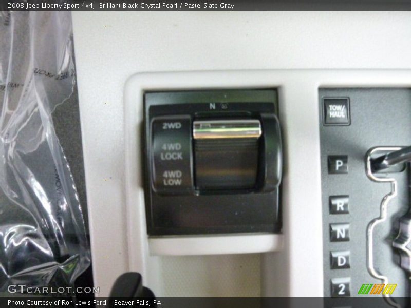 Brilliant Black Crystal Pearl / Pastel Slate Gray 2008 Jeep Liberty Sport 4x4