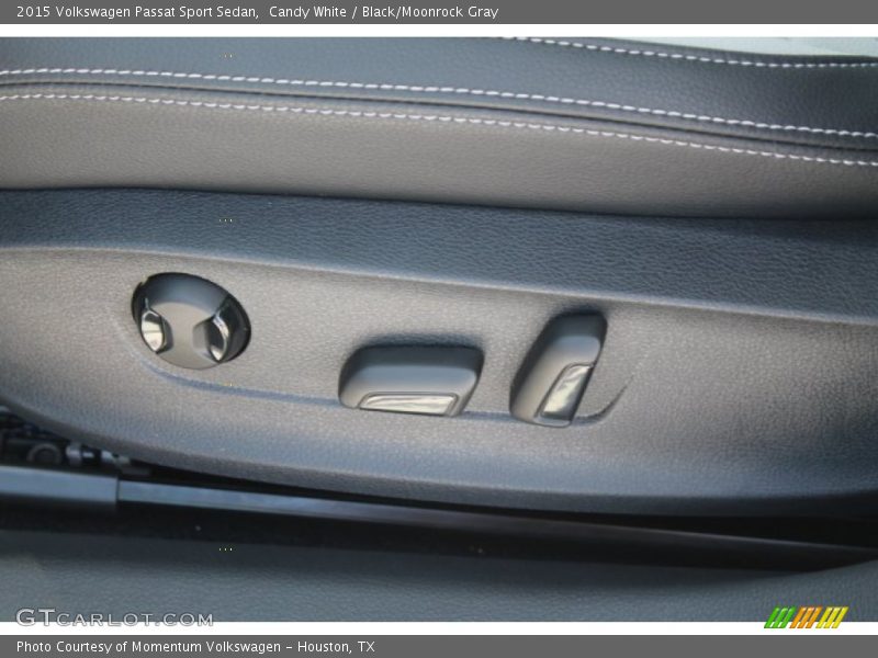 Candy White / Black/Moonrock Gray 2015 Volkswagen Passat Sport Sedan