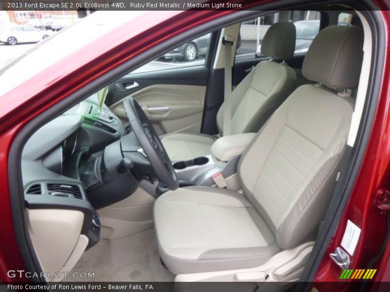 Ruby Red Metallic / Medium Light Stone 2013 Ford Escape SE 2.0L EcoBoost 4WD