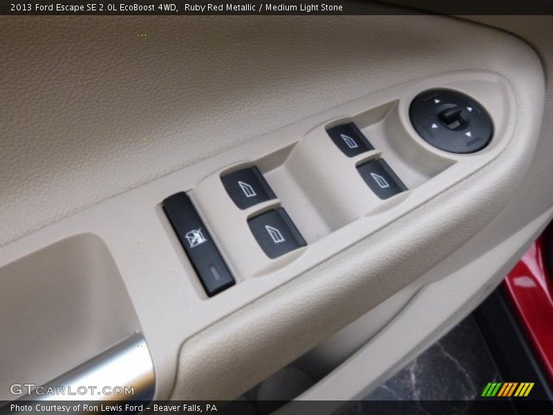 Ruby Red Metallic / Medium Light Stone 2013 Ford Escape SE 2.0L EcoBoost 4WD