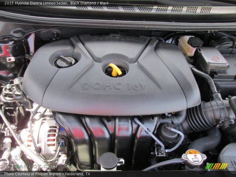 Black Diamond / Black 2015 Hyundai Elantra Limited Sedan
