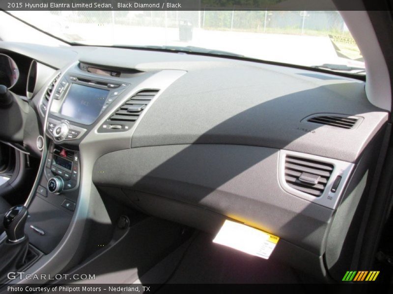 Black Diamond / Black 2015 Hyundai Elantra Limited Sedan