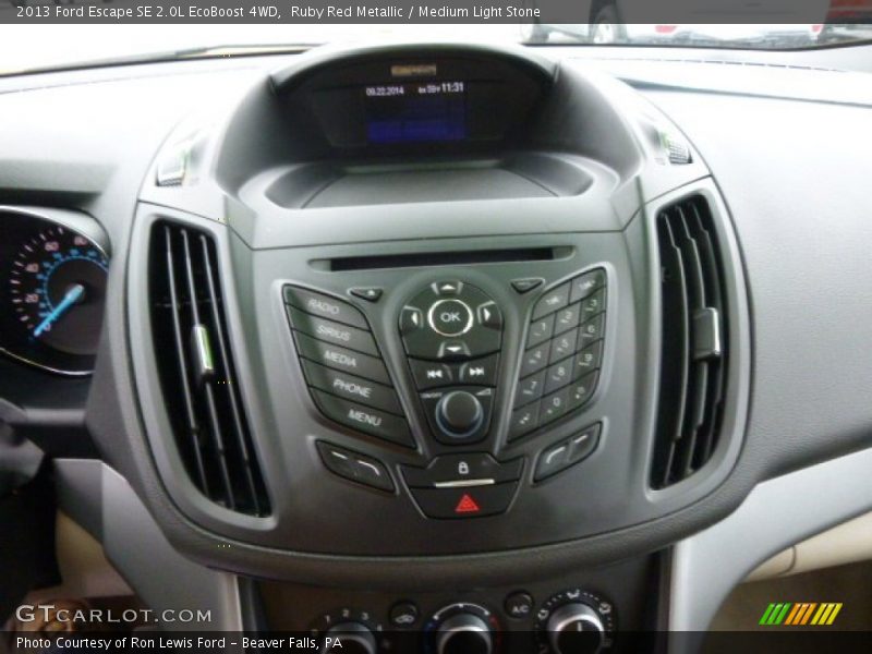 Ruby Red Metallic / Medium Light Stone 2013 Ford Escape SE 2.0L EcoBoost 4WD