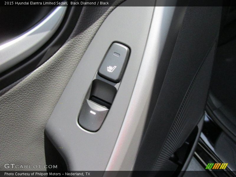 Black Diamond / Black 2015 Hyundai Elantra Limited Sedan