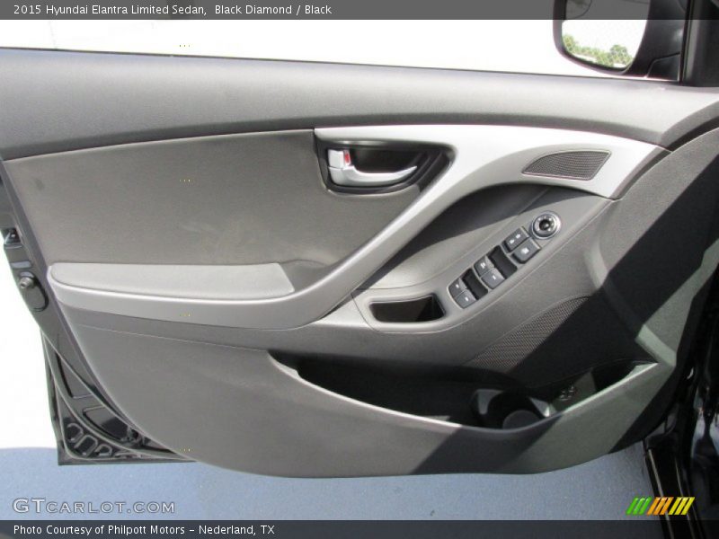 Black Diamond / Black 2015 Hyundai Elantra Limited Sedan