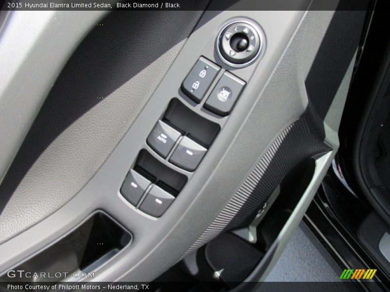 Black Diamond / Black 2015 Hyundai Elantra Limited Sedan