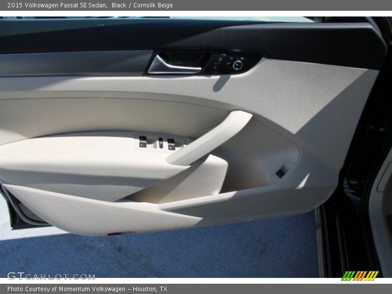 Black / Cornsilk Beige 2015 Volkswagen Passat SE Sedan