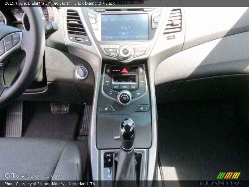 Black Diamond / Black 2015 Hyundai Elantra Limited Sedan