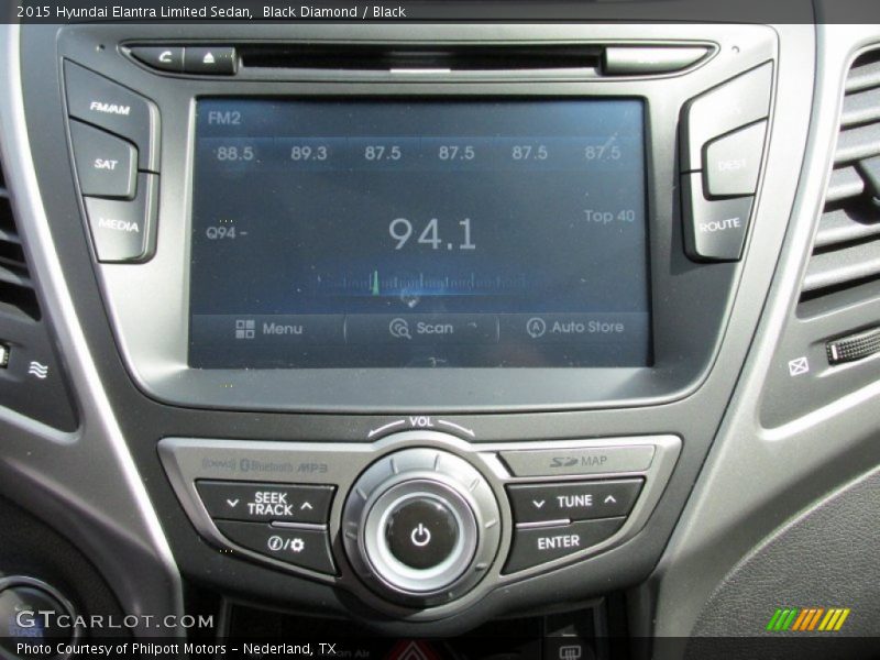 Black Diamond / Black 2015 Hyundai Elantra Limited Sedan