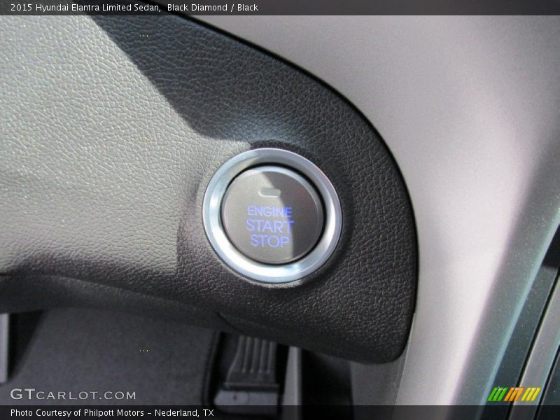 Black Diamond / Black 2015 Hyundai Elantra Limited Sedan