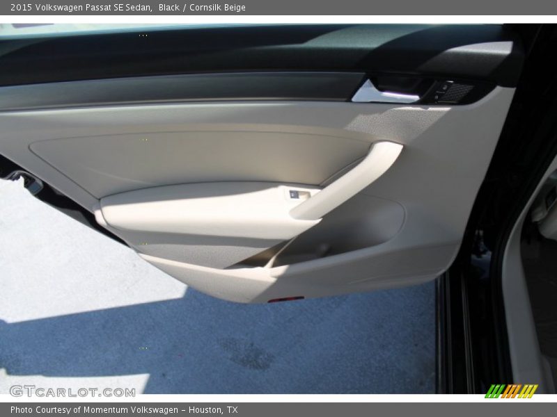 Black / Cornsilk Beige 2015 Volkswagen Passat SE Sedan