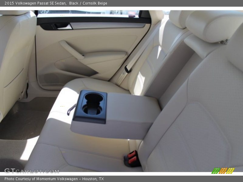 Black / Cornsilk Beige 2015 Volkswagen Passat SE Sedan