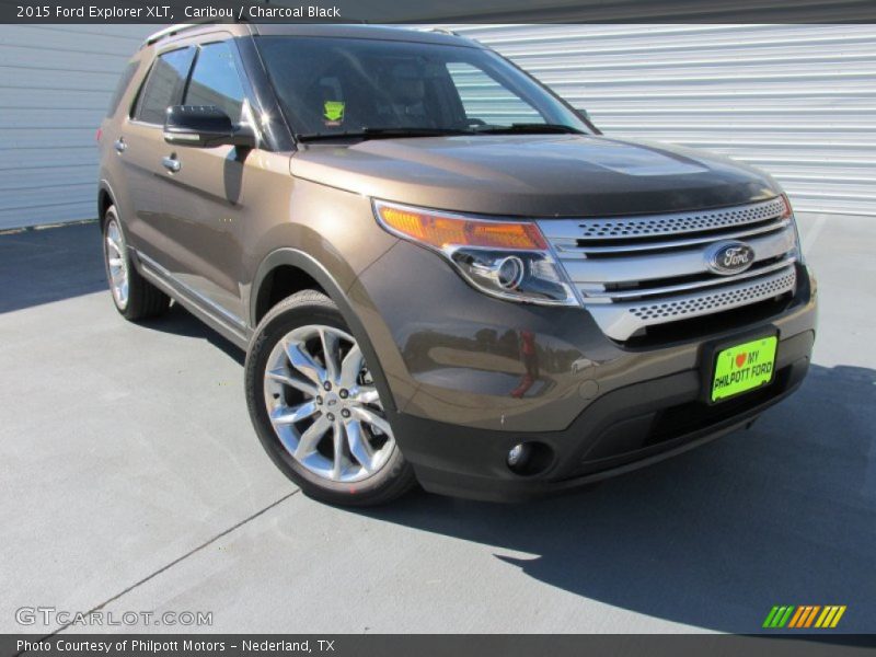 Caribou / Charcoal Black 2015 Ford Explorer XLT