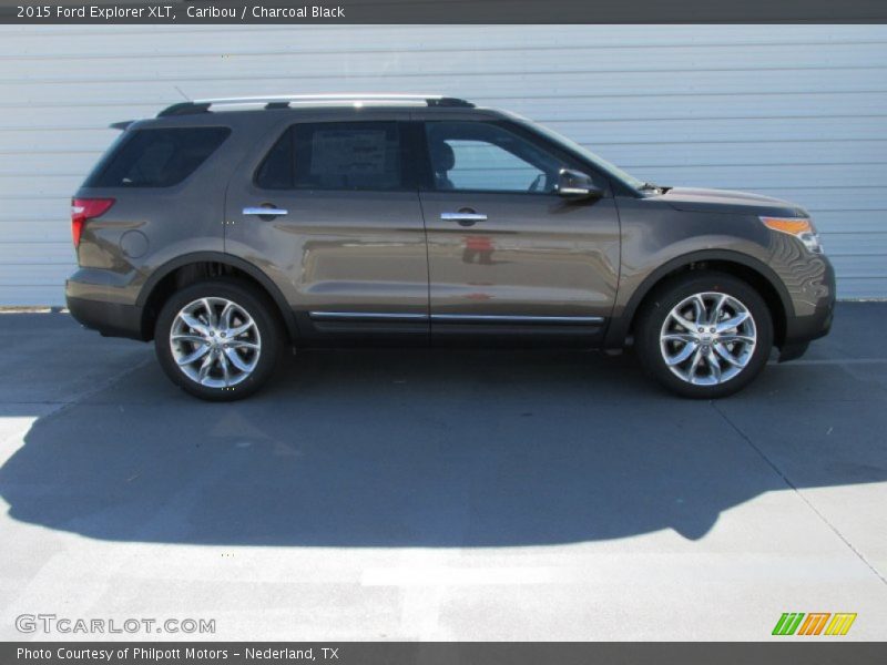 Caribou / Charcoal Black 2015 Ford Explorer XLT