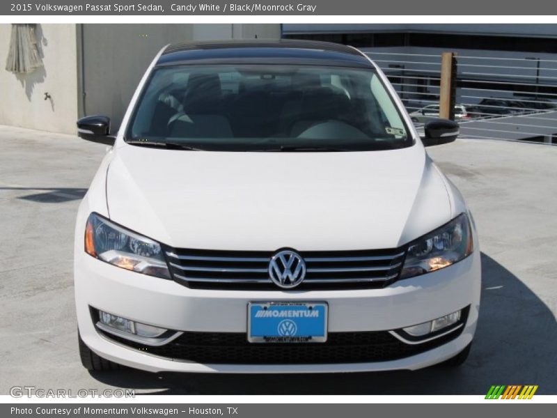 Candy White / Black/Moonrock Gray 2015 Volkswagen Passat Sport Sedan