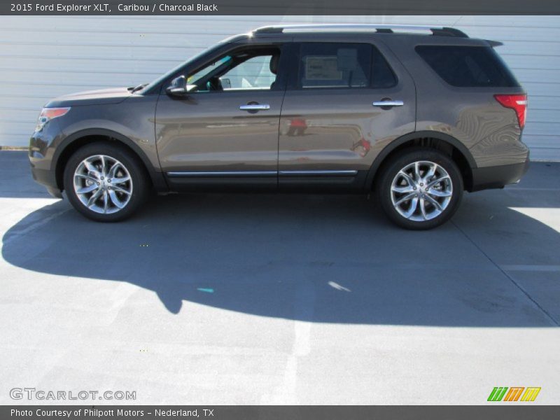 Caribou / Charcoal Black 2015 Ford Explorer XLT