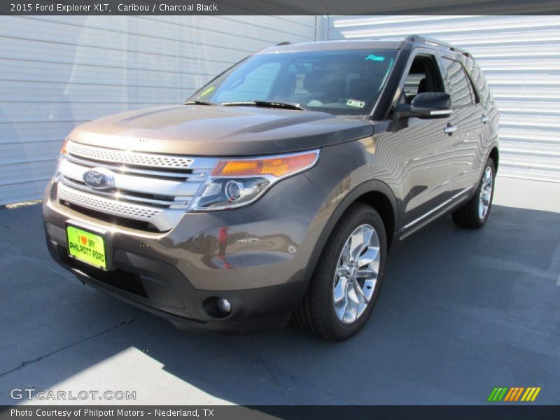 Caribou / Charcoal Black 2015 Ford Explorer XLT