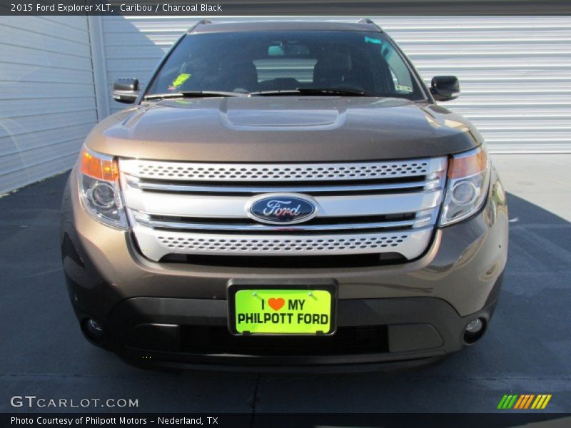 Caribou / Charcoal Black 2015 Ford Explorer XLT