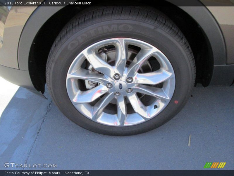 Caribou / Charcoal Black 2015 Ford Explorer XLT