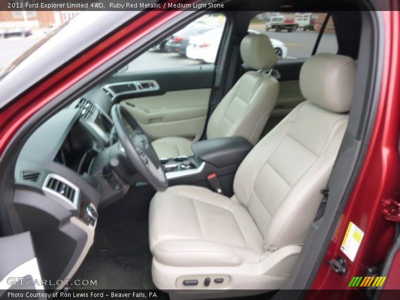 Ruby Red Metallic / Medium Light Stone 2013 Ford Explorer Limited 4WD