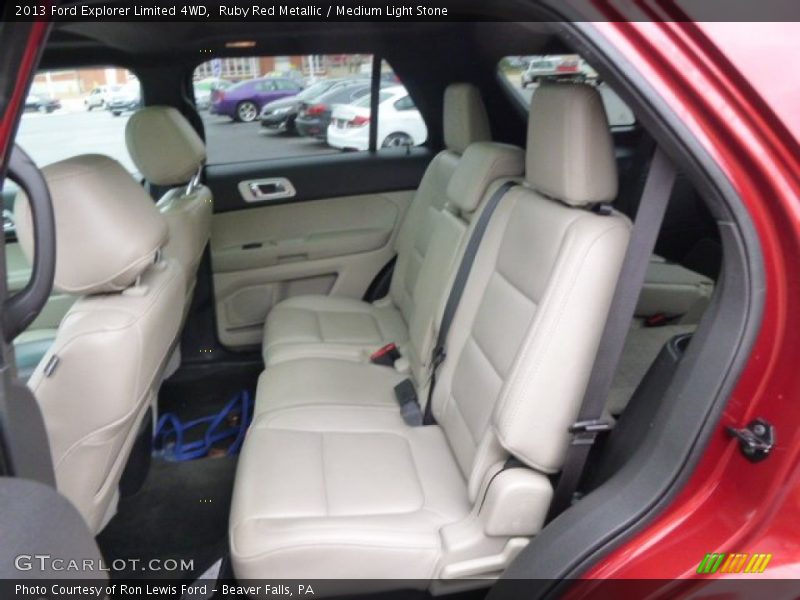 Ruby Red Metallic / Medium Light Stone 2013 Ford Explorer Limited 4WD