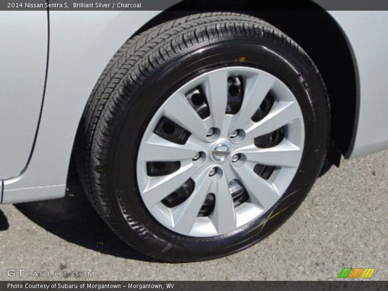 Brilliant Silver / Charcoal 2014 Nissan Sentra S