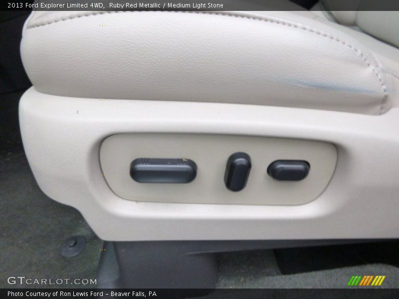 Ruby Red Metallic / Medium Light Stone 2013 Ford Explorer Limited 4WD