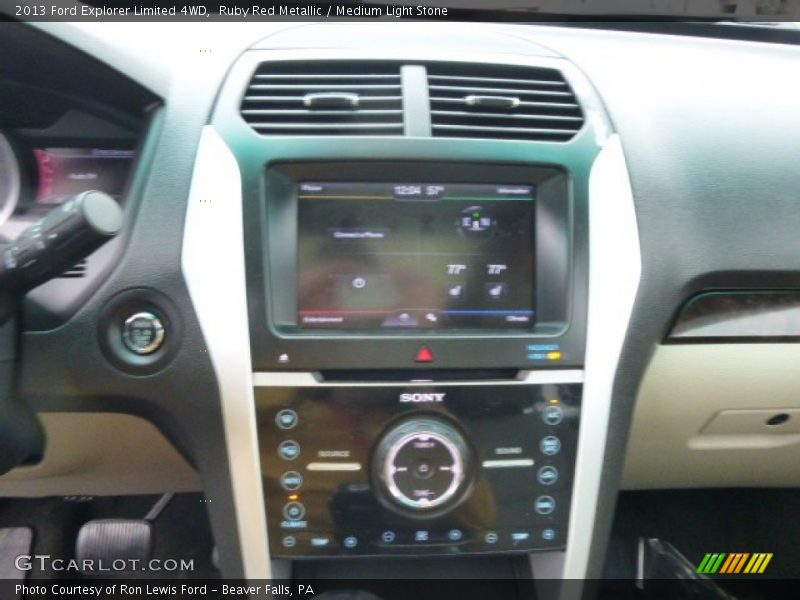 Ruby Red Metallic / Medium Light Stone 2013 Ford Explorer Limited 4WD