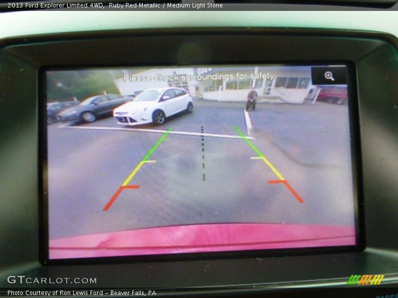 Ruby Red Metallic / Medium Light Stone 2013 Ford Explorer Limited 4WD
