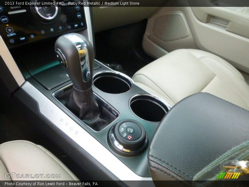 Ruby Red Metallic / Medium Light Stone 2013 Ford Explorer Limited 4WD