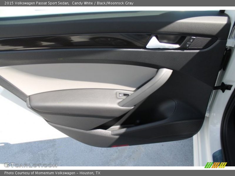 Candy White / Black/Moonrock Gray 2015 Volkswagen Passat Sport Sedan